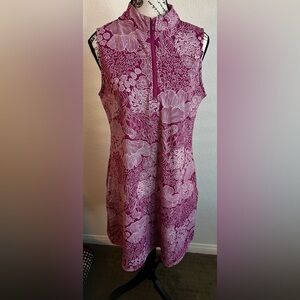 NWOT Tommy Bahama Golf & Tennis Magenta Floral Dress